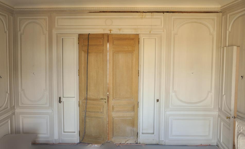 Antique paneled room-5