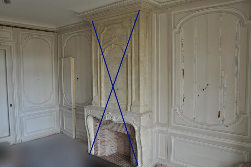 Antique paneled room-8