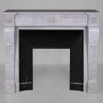 Small Louis XVI style fireplace with roses