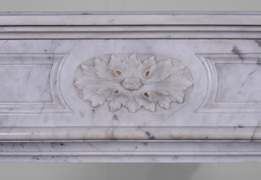 Small Louis XVI style fireplace with roses-1