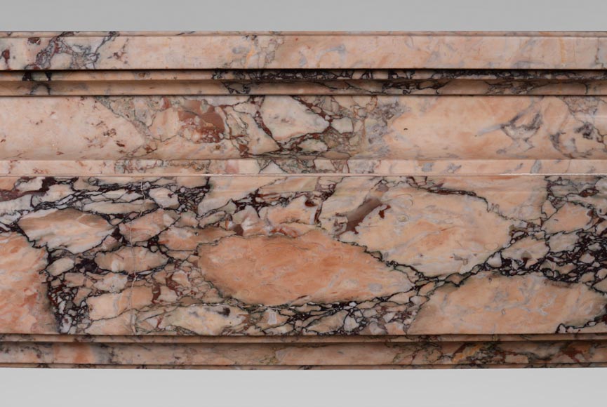 Antique Napoleon III mantel in Escalettes marble-1