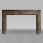 Louis XVI period mantel in oak