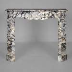 Pompadour model fireplace in Medici Breccia