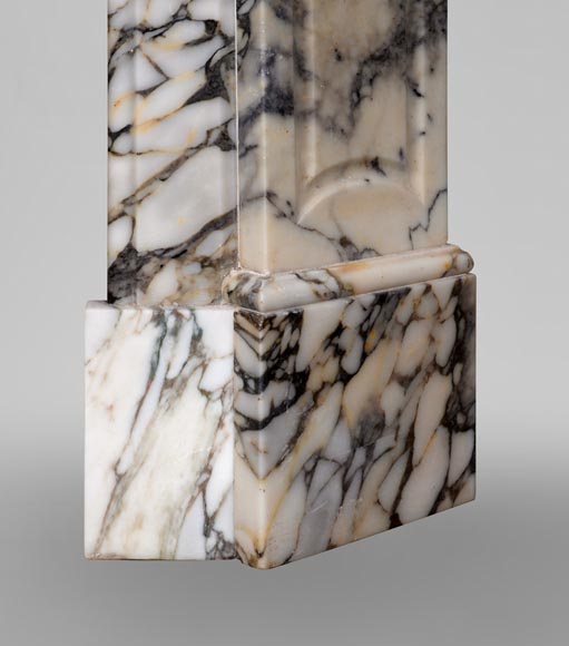 Pompadour model fireplace in Medici Breccia-7
