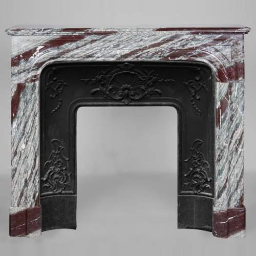 Louis XIV mantel in Campan marble
