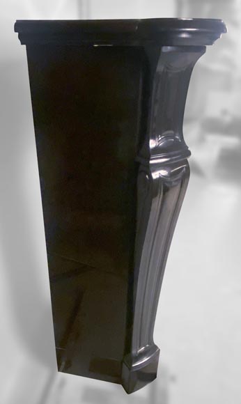 Pompadour mantel in Belgium black marble-4