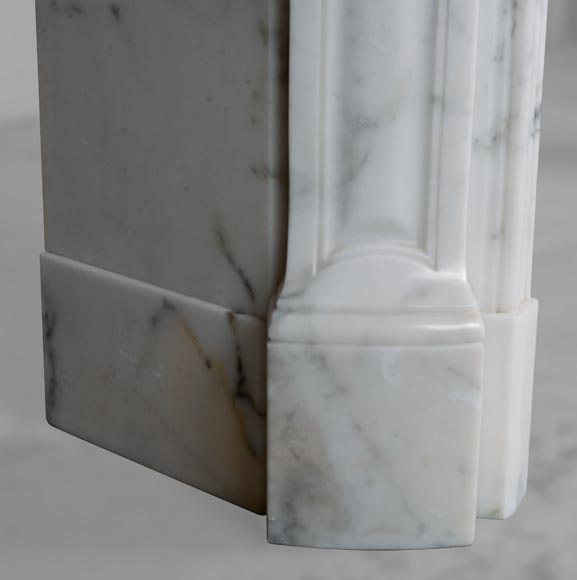 Pompadour mantel in light Paonazzo marble-5