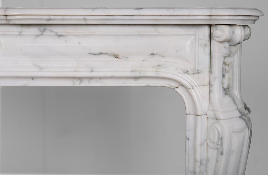 Pompadour mantel in light Paonazzo marble-7