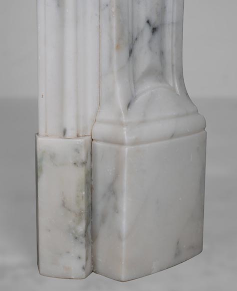 Pompadour mantel in light Paonazzo marble-8