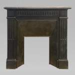 Small Louis XVI fireplace in cast iron