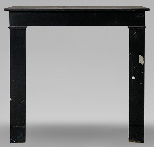 Small mantel in Black marble-0