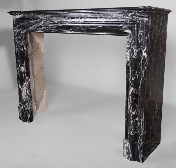 Mantel Bolection model in Marquina marble-5
