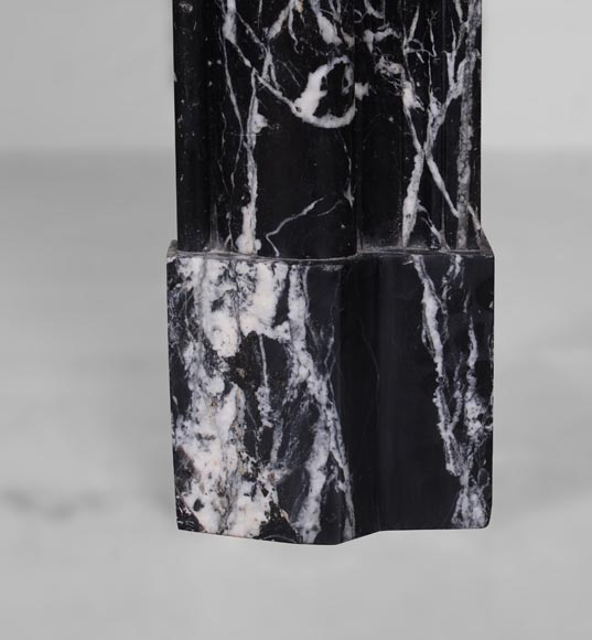 Mantel Bolection model in Marquina marble-7