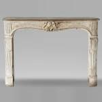 Large Louis XV period mantel in stone