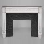 Louis XVI style mantel with half columns