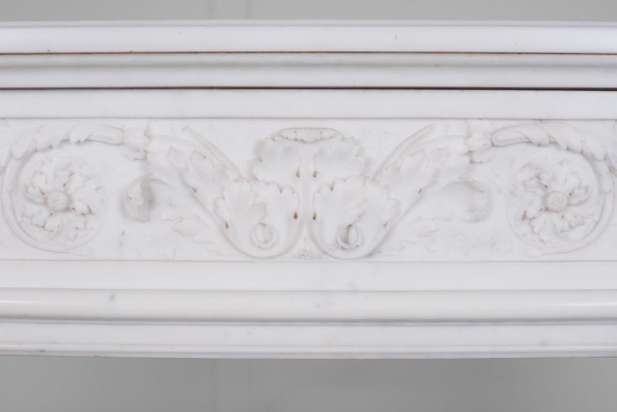 Louis XVI style mantel with half columns-1