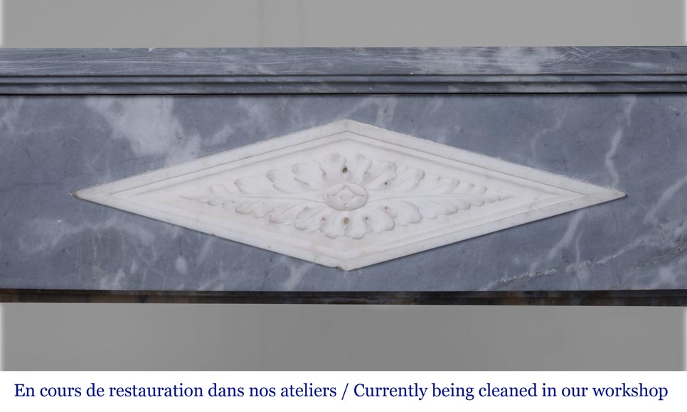 Restoration style fireplace with detached columns-1