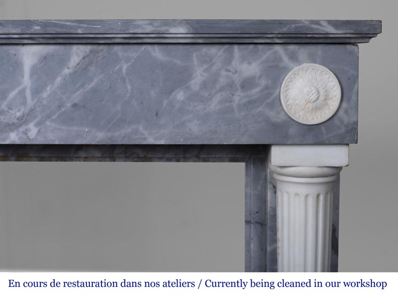 Restoration style fireplace with detached columns-7