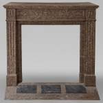 Louis XVI style fireplace in Lunel marble