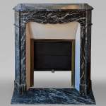 Louis XV style mantel in Marquina marble