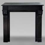 Small Napoleon III style mantel in black marble