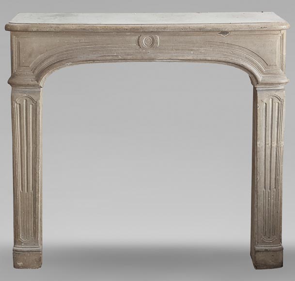 Régence period stone mantel-0