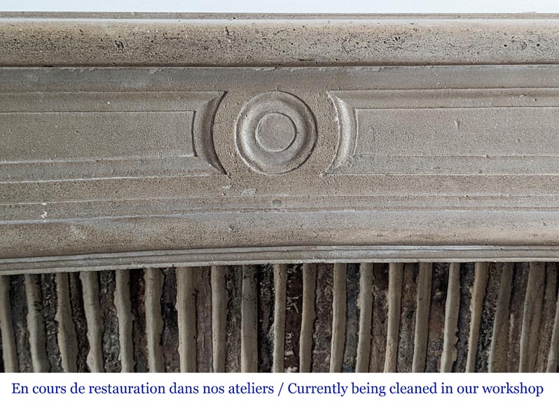 Régence period stone mantel-1