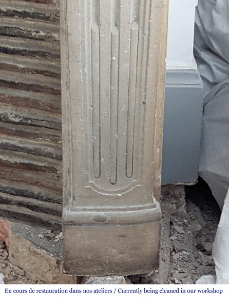 Régence period stone mantel-6