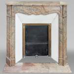 Pompadour mantel in Enjugerais marble