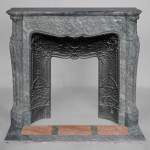 Pompadour mantel in Vert d'Estours marble