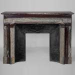 Louis XIV style mantel in Campan marble