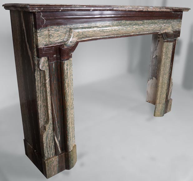 Louis XIV style mantel in Campan marble-2