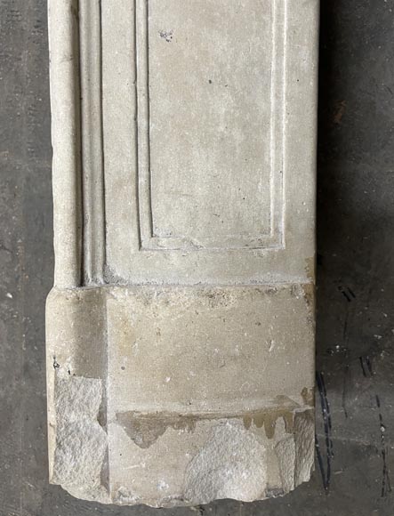 Louis XV period stone mantel-6