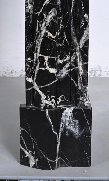 Regence style mantel in Marquina marble-8