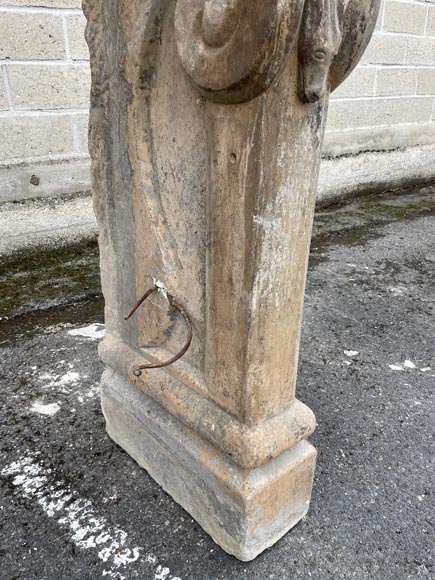 Stone mantel, 17th century-10