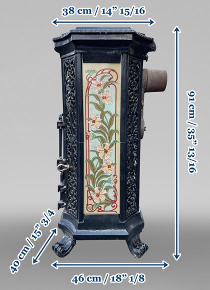 Cheminée à four de style moderne n° 287 - Le Familistère de Guise