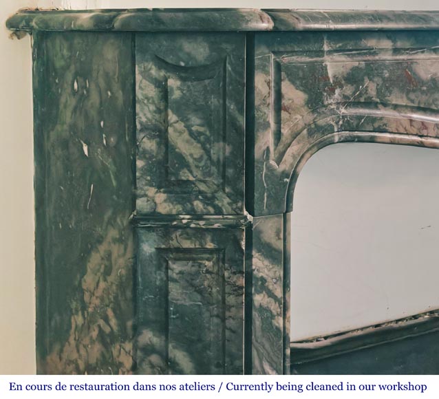 Louis XV style fireplace, Pompadour model, in Bois Jourdan marble-3