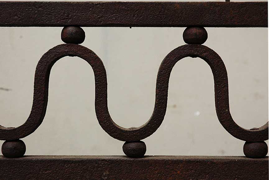 Wrought iron radiator screen-4