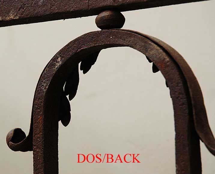 Wrought iron radiator screen-6