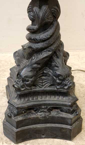 Cast iron lampost-3