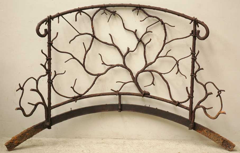 Wrought iron 19th century garden bridge Architecture