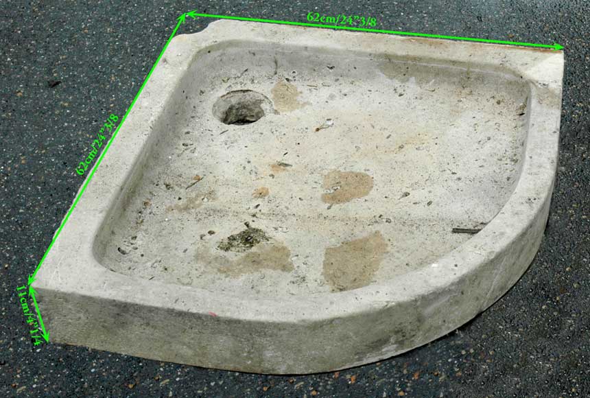Corner stone sink-2