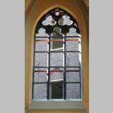 Neo-gothic stone window frame from Soignies 