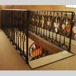 Iron Gothic style banister 