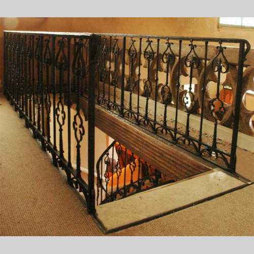 Iron Gothic style banister 