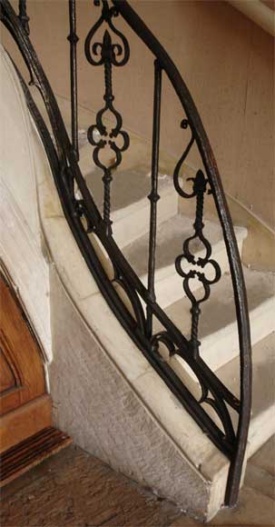 Iron Gothic style banister -3