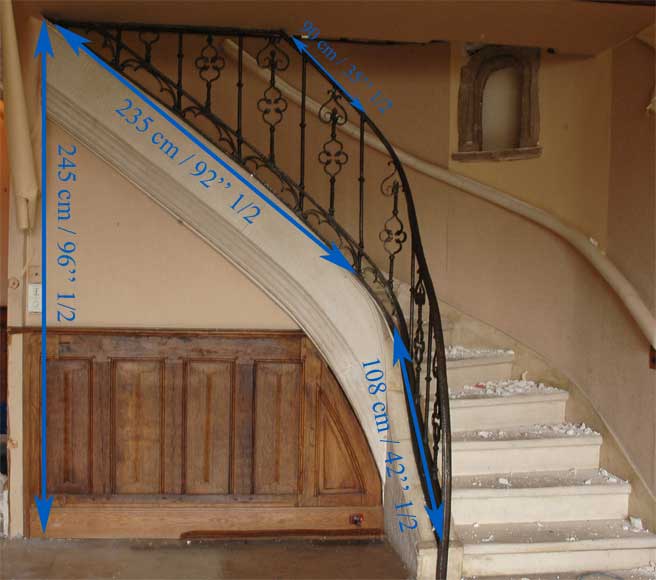 Iron Gothic style banister -7