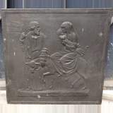Cast iron fireback 