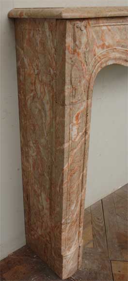 Louis XV style marble mantel-2
