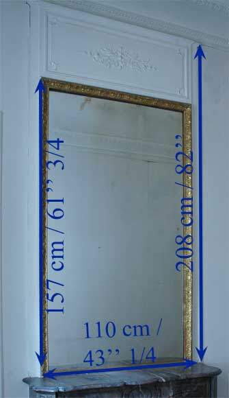 Antique mirror Louis XVI style-2